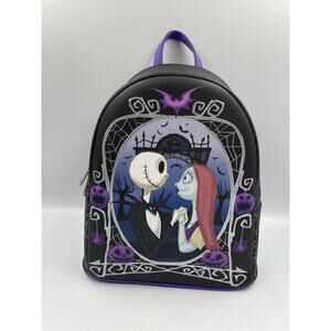 NEW Loungefly Disney Nightmare Before Christmas Jack & Sally Mini Backpack